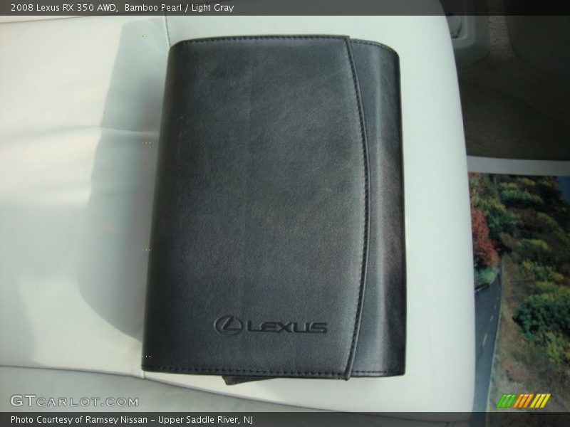 Bamboo Pearl / Light Gray 2008 Lexus RX 350 AWD