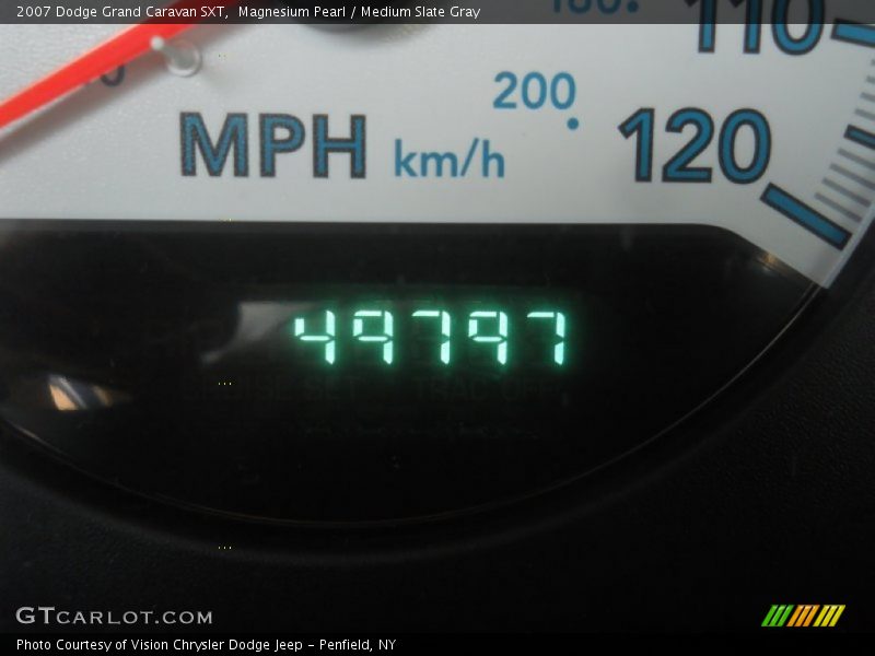 Magnesium Pearl / Medium Slate Gray 2007 Dodge Grand Caravan SXT