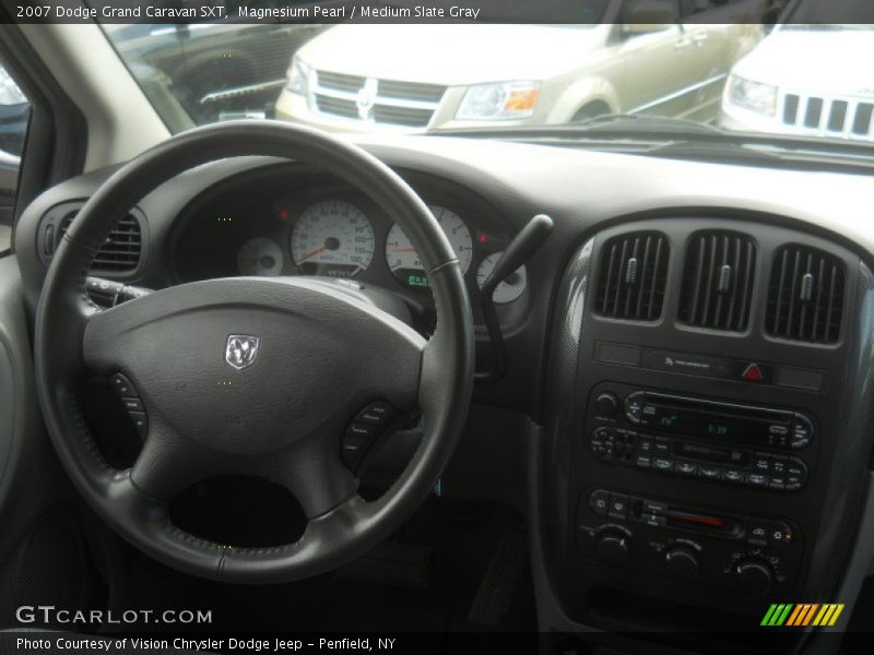 Magnesium Pearl / Medium Slate Gray 2007 Dodge Grand Caravan SXT