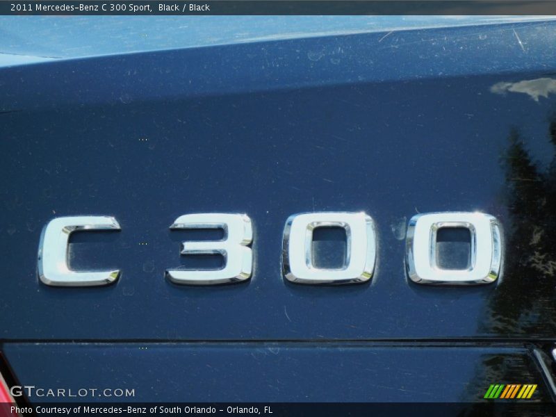 Black / Black 2011 Mercedes-Benz C 300 Sport