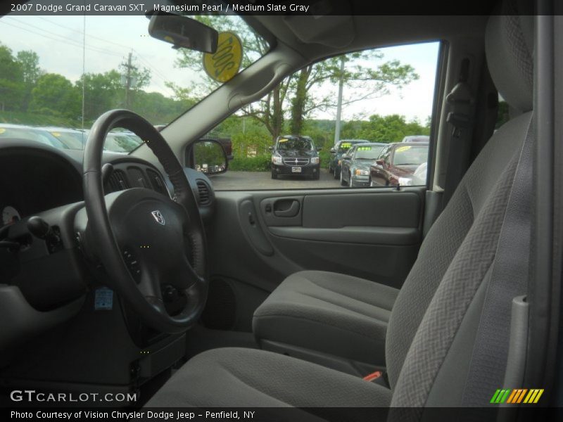 Magnesium Pearl / Medium Slate Gray 2007 Dodge Grand Caravan SXT