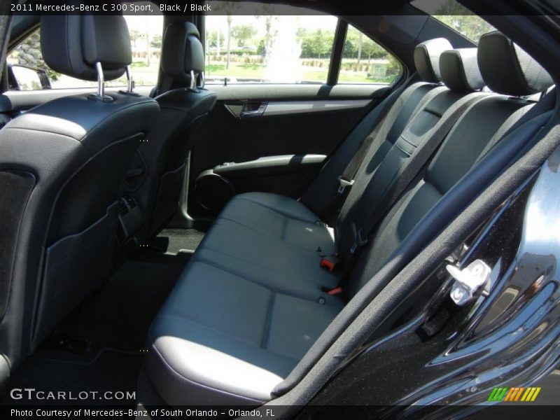 Black / Black 2011 Mercedes-Benz C 300 Sport