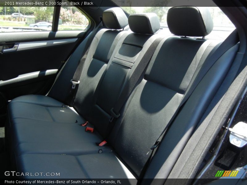 Black / Black 2011 Mercedes-Benz C 300 Sport
