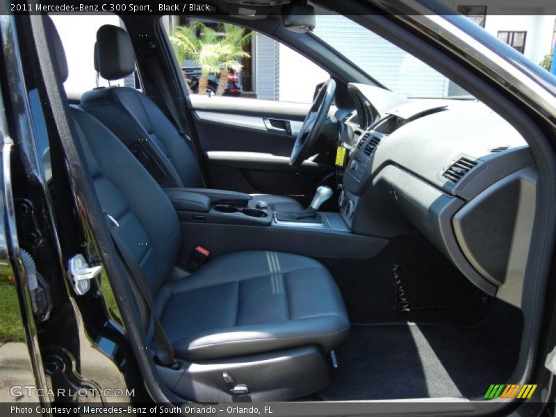 Black / Black 2011 Mercedes-Benz C 300 Sport