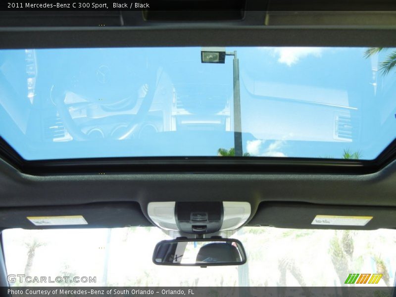 Black / Black 2011 Mercedes-Benz C 300 Sport