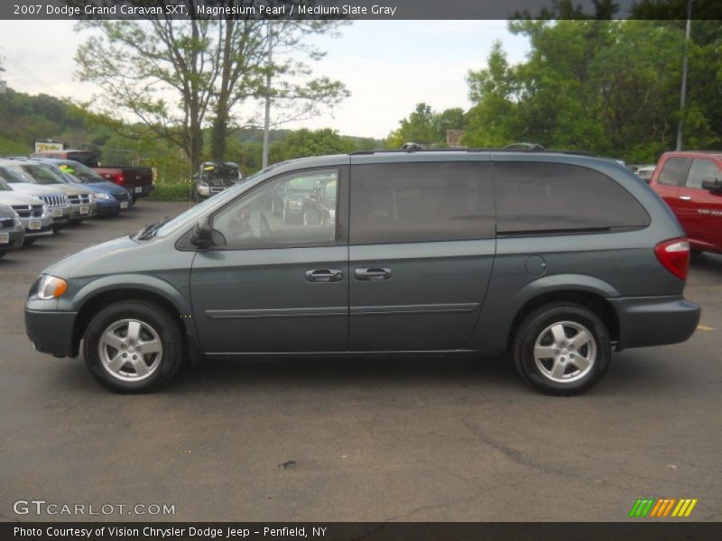 Magnesium Pearl / Medium Slate Gray 2007 Dodge Grand Caravan SXT