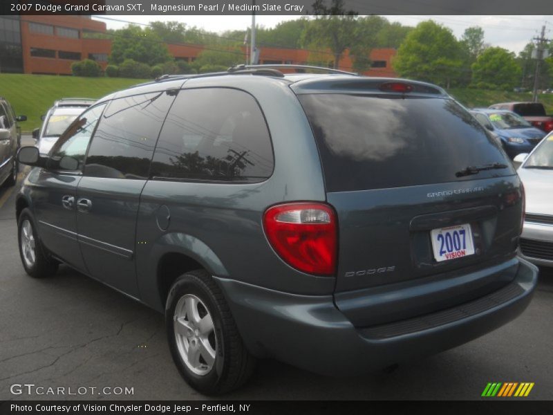 Magnesium Pearl / Medium Slate Gray 2007 Dodge Grand Caravan SXT