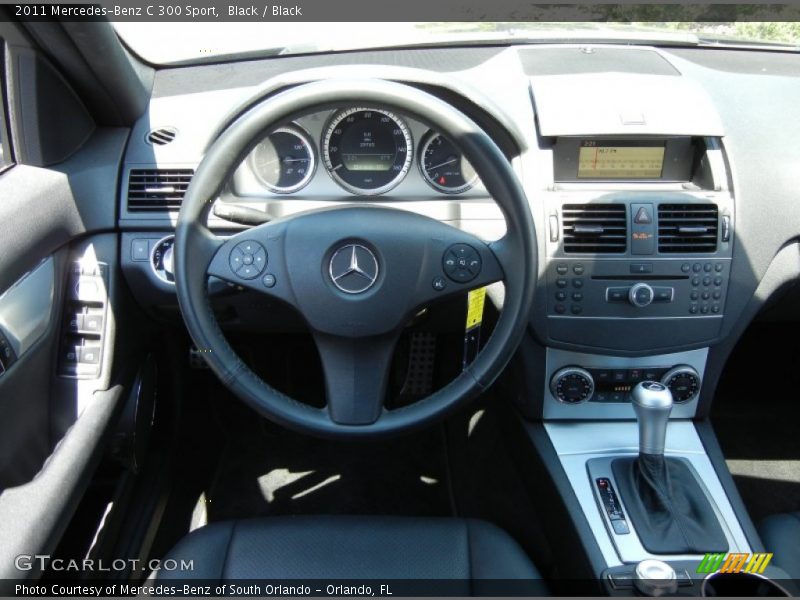 Black / Black 2011 Mercedes-Benz C 300 Sport
