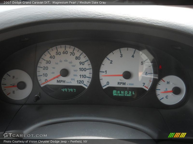 Magnesium Pearl / Medium Slate Gray 2007 Dodge Grand Caravan SXT