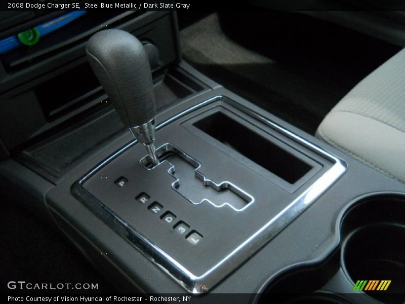 Steel Blue Metallic / Dark Slate Gray 2008 Dodge Charger SE