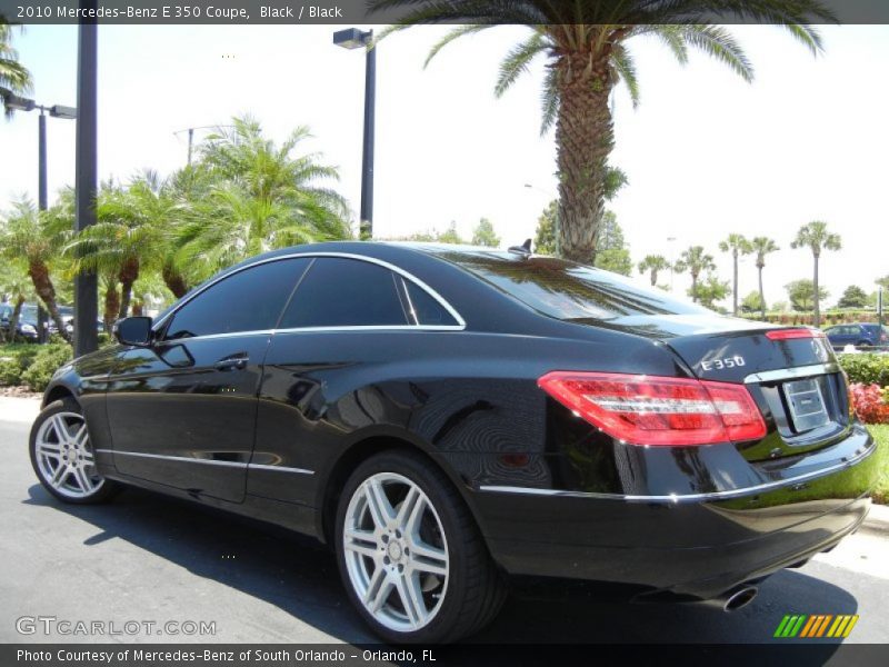 Black / Black 2010 Mercedes-Benz E 350 Coupe