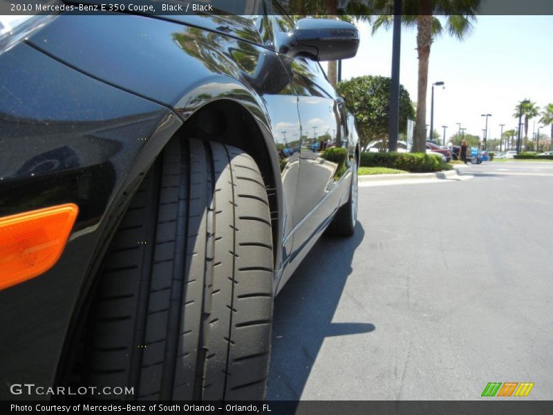 Black / Black 2010 Mercedes-Benz E 350 Coupe