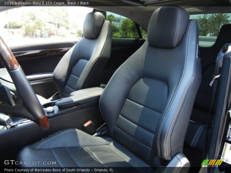 Black / Black 2010 Mercedes-Benz E 350 Coupe