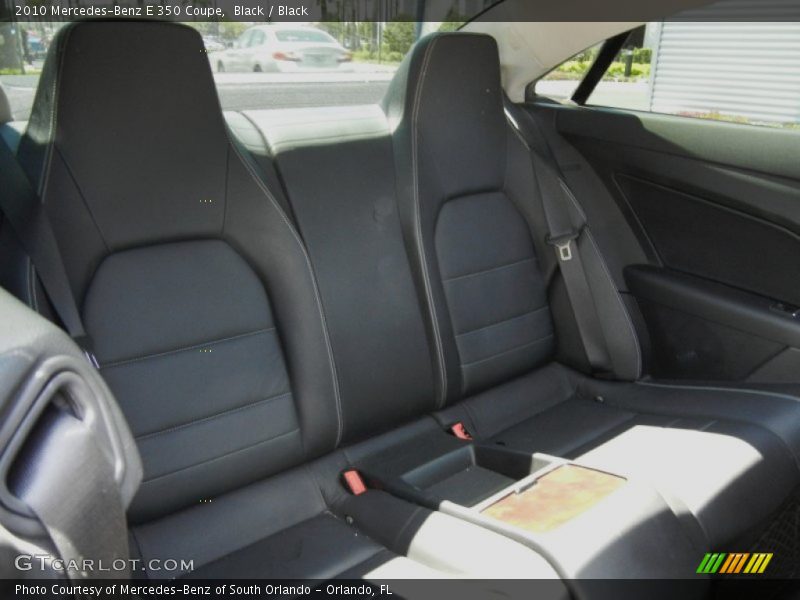 Black / Black 2010 Mercedes-Benz E 350 Coupe