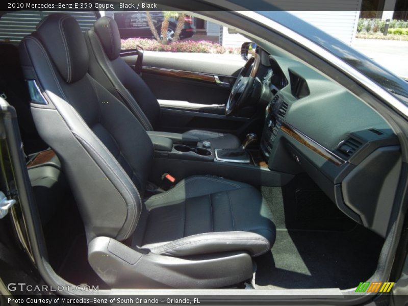 Black / Black 2010 Mercedes-Benz E 350 Coupe