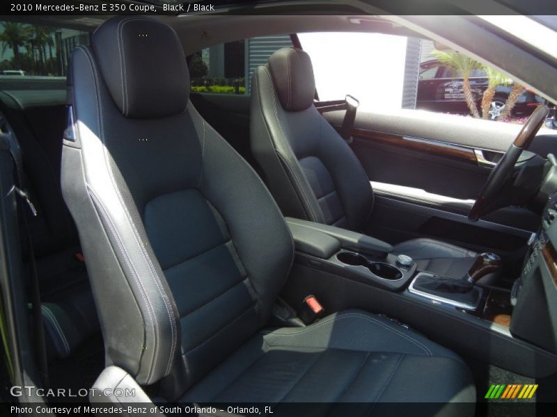 Black / Black 2010 Mercedes-Benz E 350 Coupe