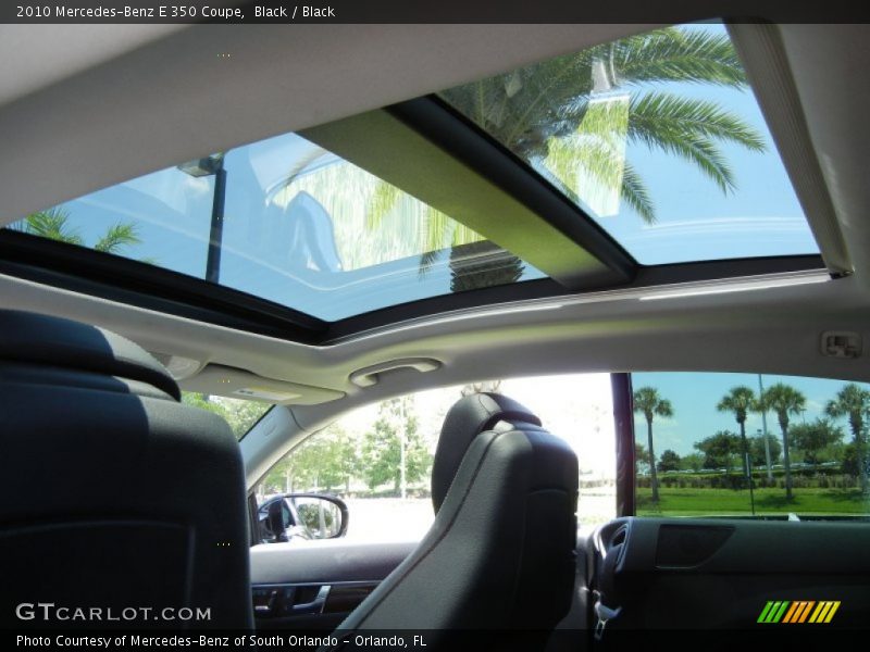 Black / Black 2010 Mercedes-Benz E 350 Coupe