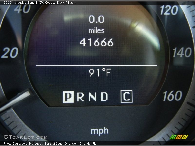 Black / Black 2010 Mercedes-Benz E 350 Coupe