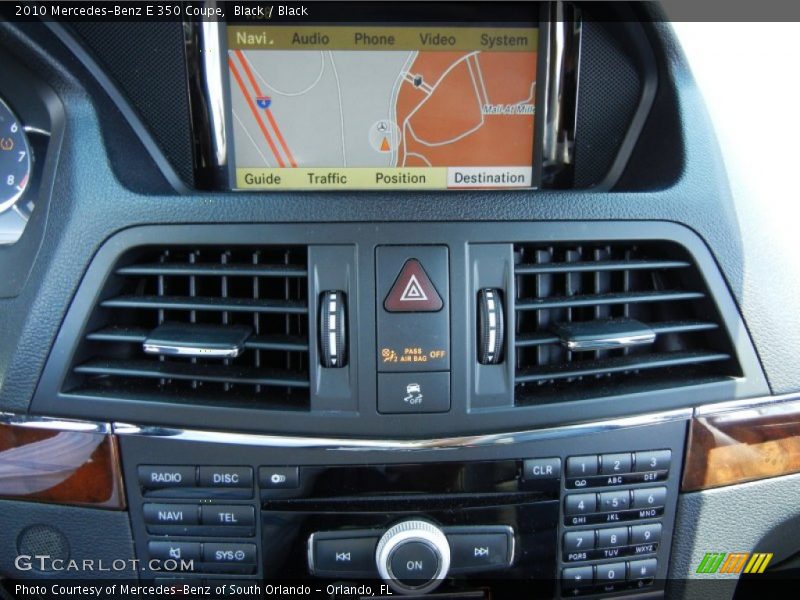 Black / Black 2010 Mercedes-Benz E 350 Coupe