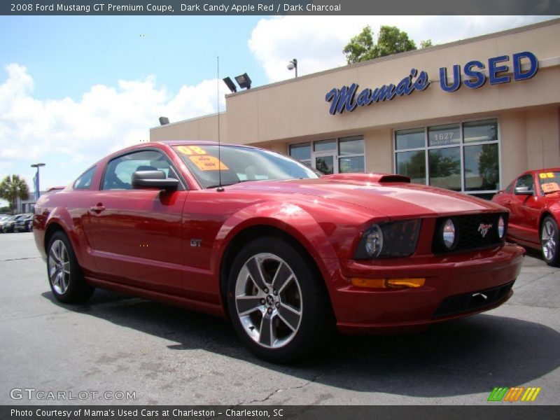 Dark Candy Apple Red / Dark Charcoal 2008 Ford Mustang GT Premium Coupe