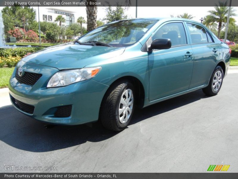 Front 3/4 View of 2009 Corolla 