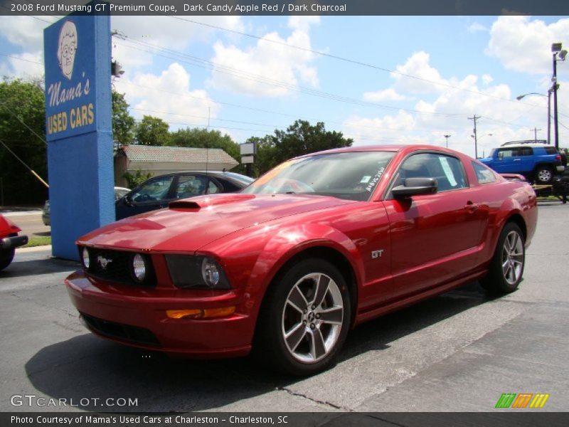 Dark Candy Apple Red / Dark Charcoal 2008 Ford Mustang GT Premium Coupe
