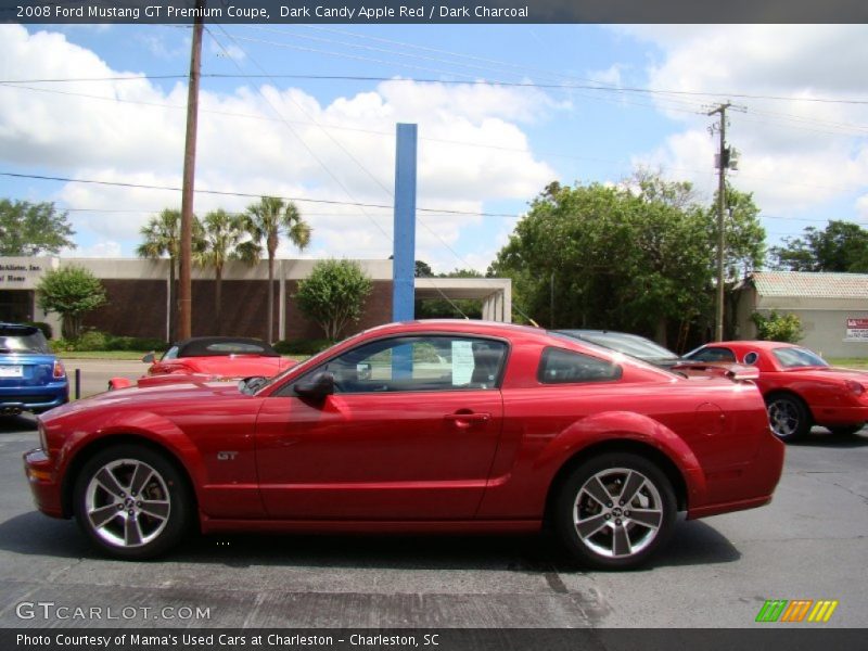 Dark Candy Apple Red / Dark Charcoal 2008 Ford Mustang GT Premium Coupe