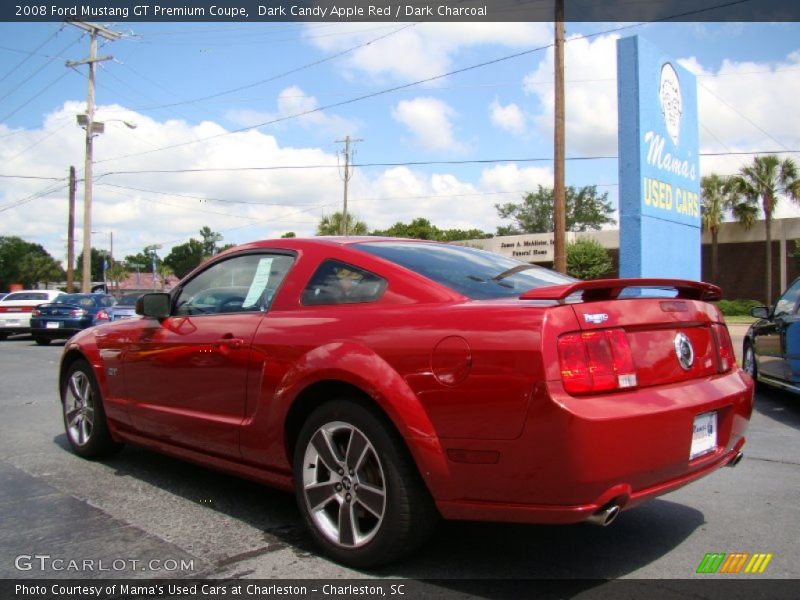Dark Candy Apple Red / Dark Charcoal 2008 Ford Mustang GT Premium Coupe