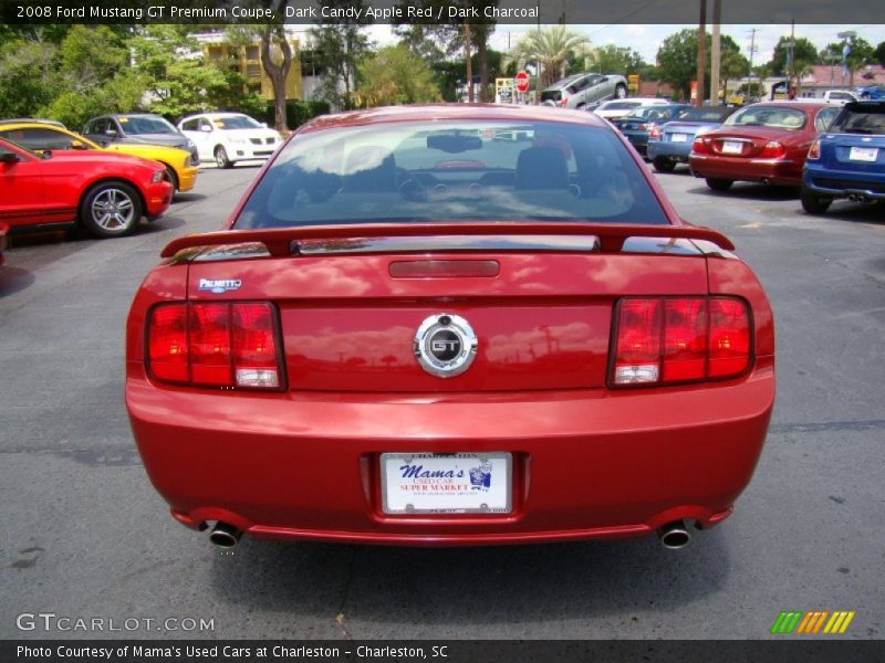 Dark Candy Apple Red / Dark Charcoal 2008 Ford Mustang GT Premium Coupe