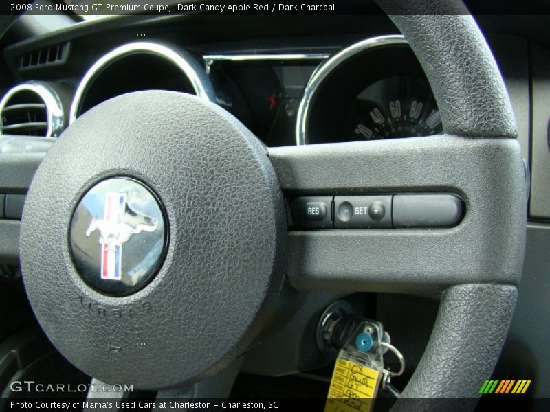 Dark Candy Apple Red / Dark Charcoal 2008 Ford Mustang GT Premium Coupe