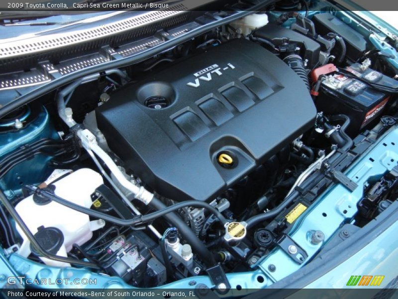  2009 Corolla  Engine - 1.8 Liter DOHC 16-Valve VVT-i Inline 4 Cylinder