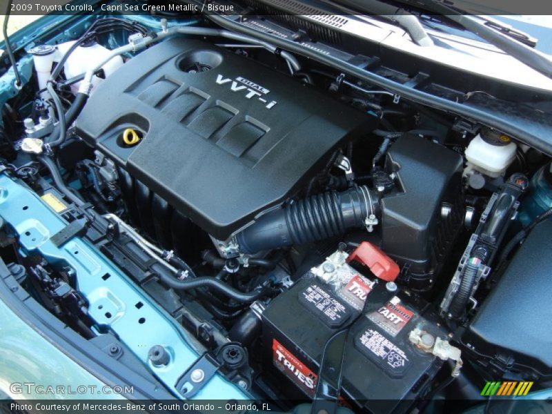  2009 Corolla  Engine - 1.8 Liter DOHC 16-Valve VVT-i Inline 4 Cylinder