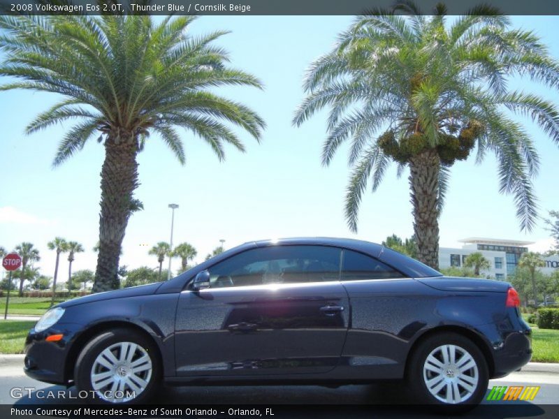 Thunder Blue / Cornsilk Beige 2008 Volkswagen Eos 2.0T
