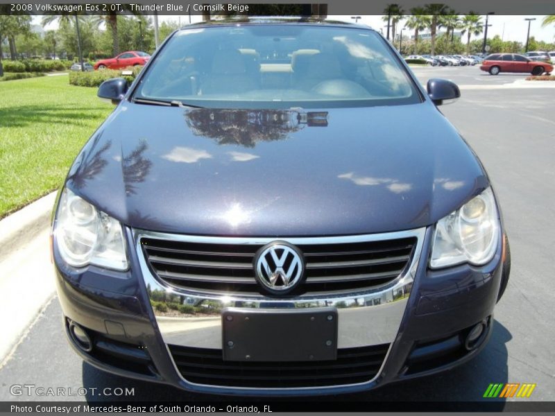 Thunder Blue / Cornsilk Beige 2008 Volkswagen Eos 2.0T