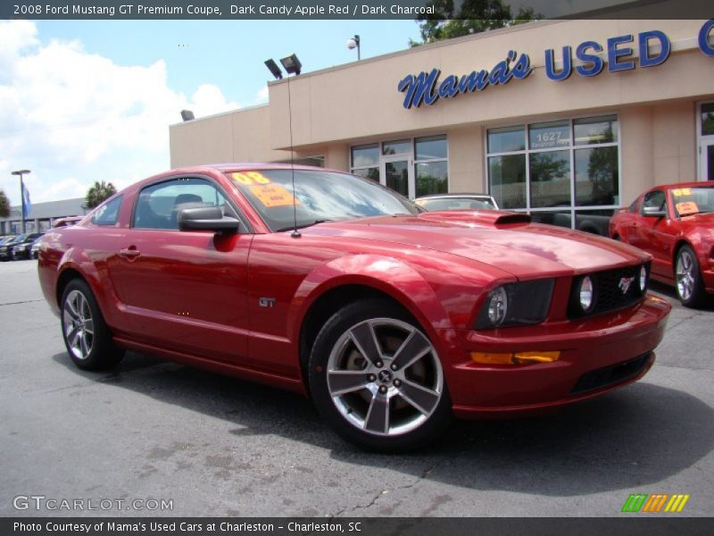 Dark Candy Apple Red / Dark Charcoal 2008 Ford Mustang GT Premium Coupe