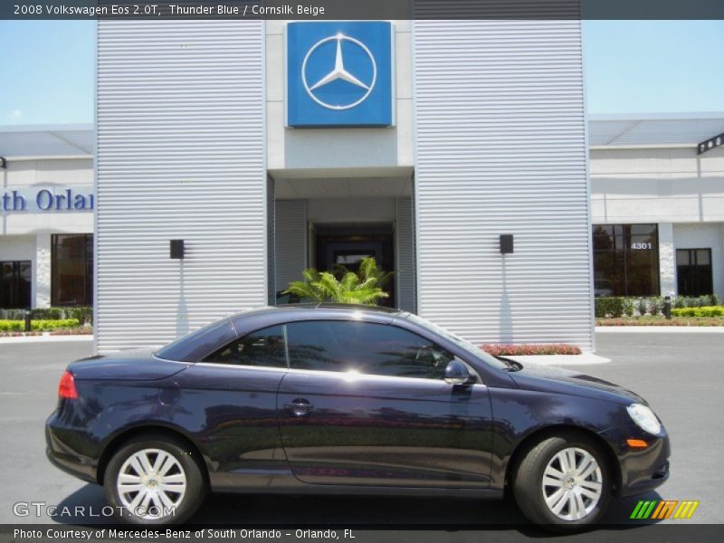 Thunder Blue / Cornsilk Beige 2008 Volkswagen Eos 2.0T