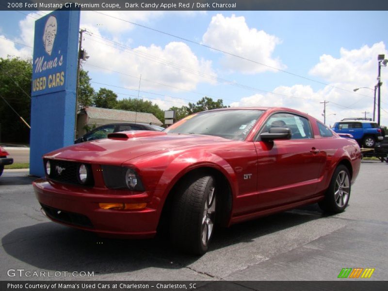 Dark Candy Apple Red / Dark Charcoal 2008 Ford Mustang GT Premium Coupe
