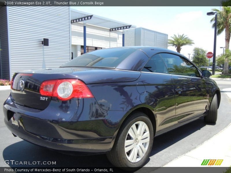 Thunder Blue / Cornsilk Beige 2008 Volkswagen Eos 2.0T