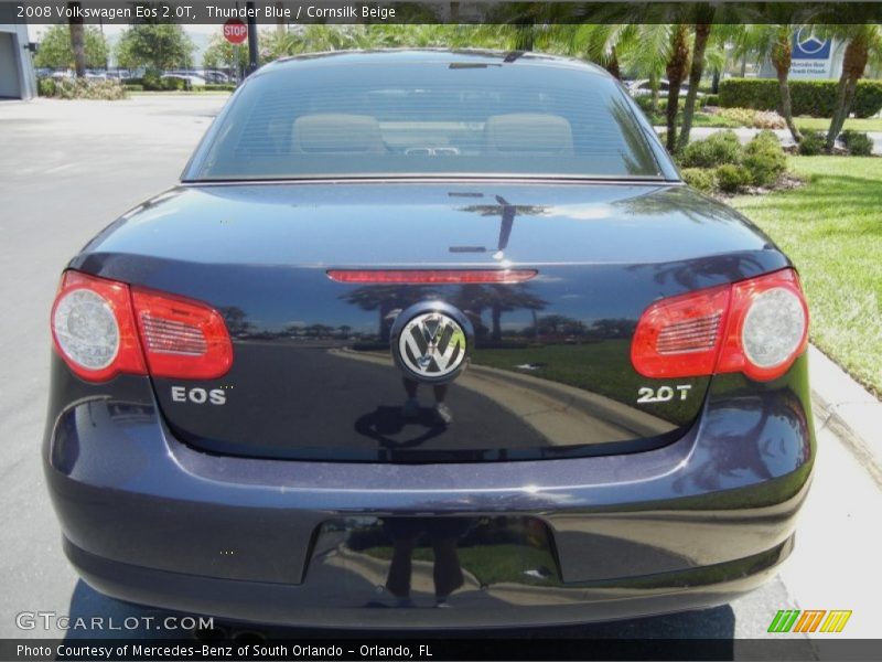 Thunder Blue / Cornsilk Beige 2008 Volkswagen Eos 2.0T