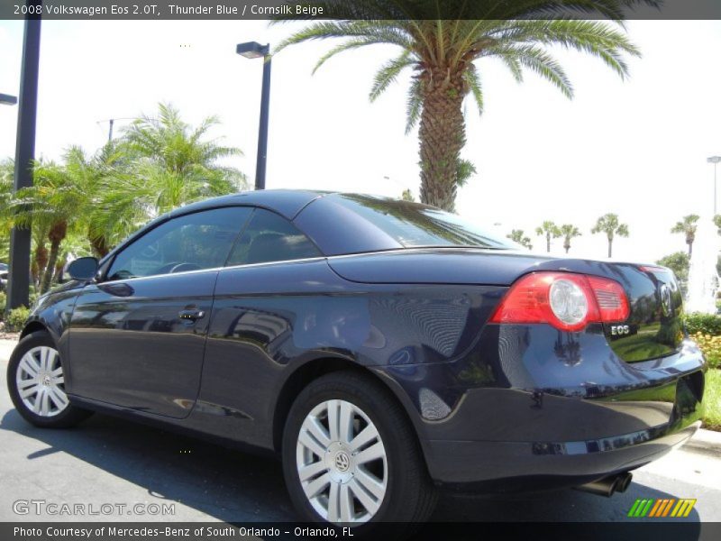 Thunder Blue / Cornsilk Beige 2008 Volkswagen Eos 2.0T