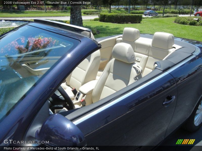 Thunder Blue / Cornsilk Beige 2008 Volkswagen Eos 2.0T