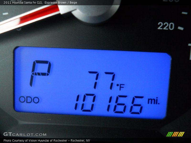 Espresso Brown / Beige 2011 Hyundai Santa Fe GLS