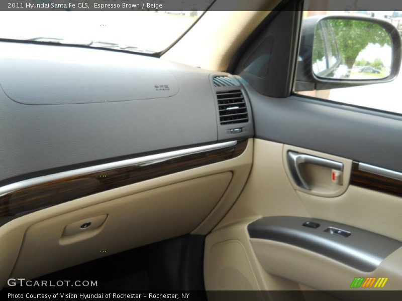 Espresso Brown / Beige 2011 Hyundai Santa Fe GLS