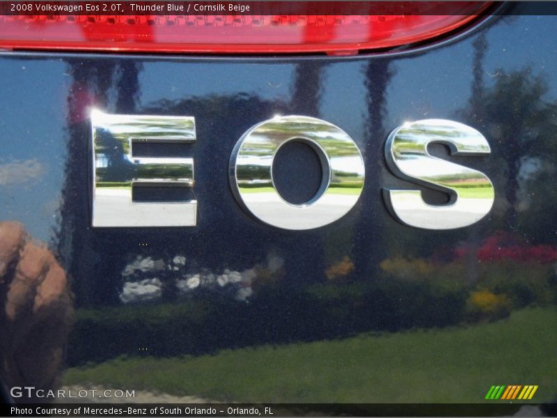 Thunder Blue / Cornsilk Beige 2008 Volkswagen Eos 2.0T