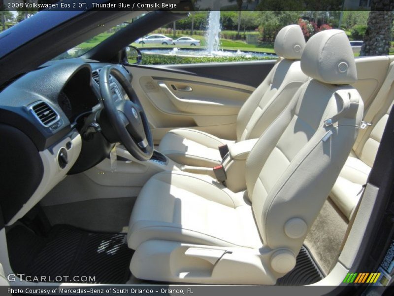 Thunder Blue / Cornsilk Beige 2008 Volkswagen Eos 2.0T