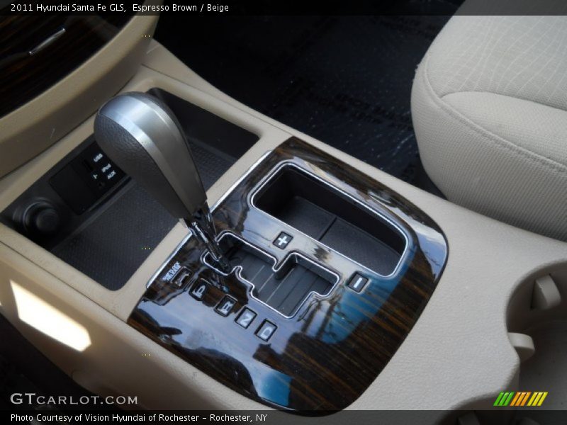 Espresso Brown / Beige 2011 Hyundai Santa Fe GLS