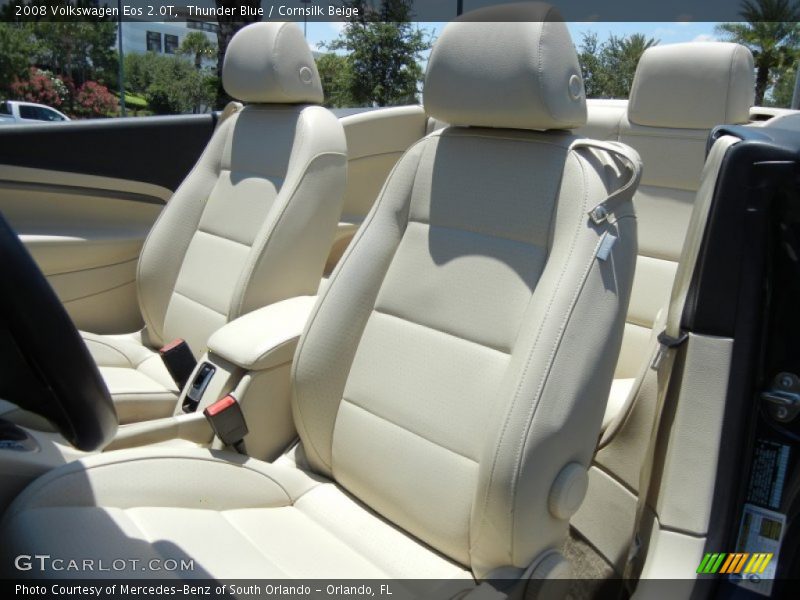 Thunder Blue / Cornsilk Beige 2008 Volkswagen Eos 2.0T