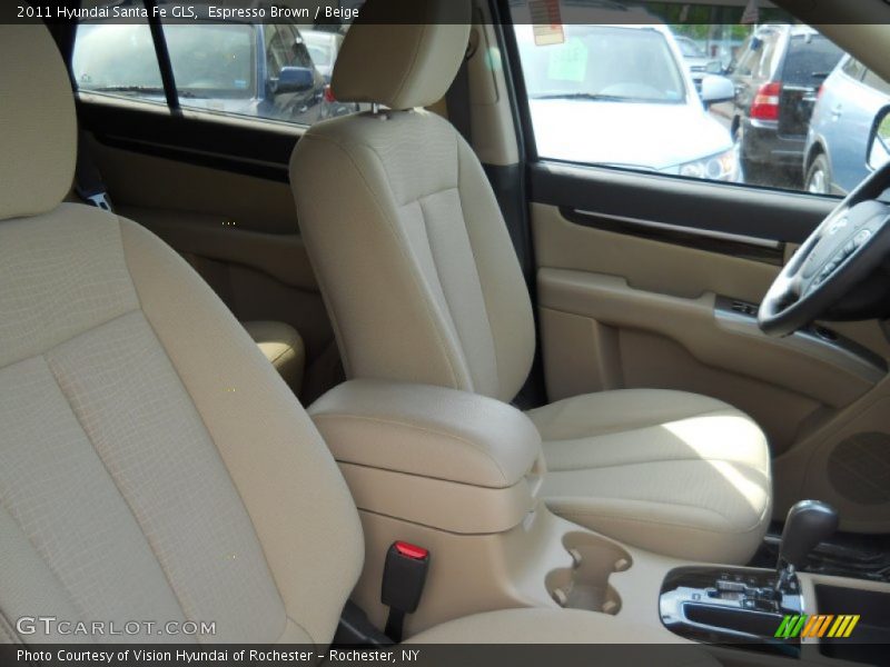 Espresso Brown / Beige 2011 Hyundai Santa Fe GLS
