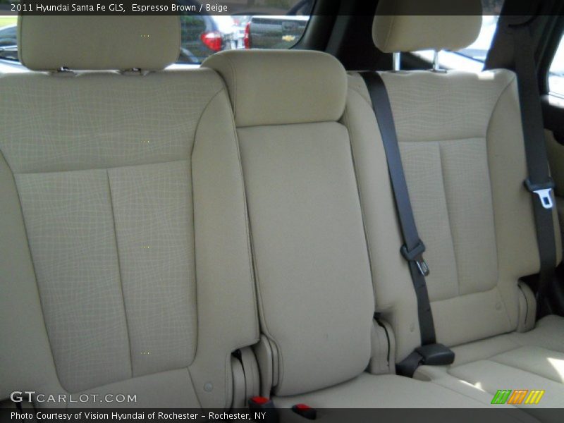 Espresso Brown / Beige 2011 Hyundai Santa Fe GLS