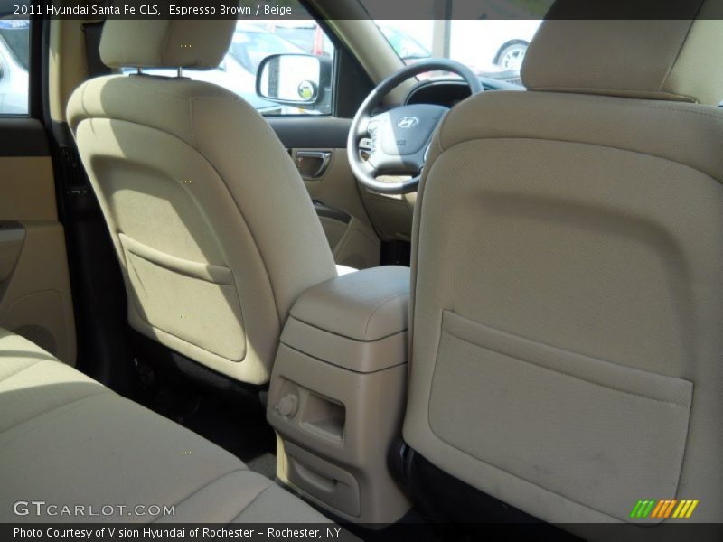 Espresso Brown / Beige 2011 Hyundai Santa Fe GLS